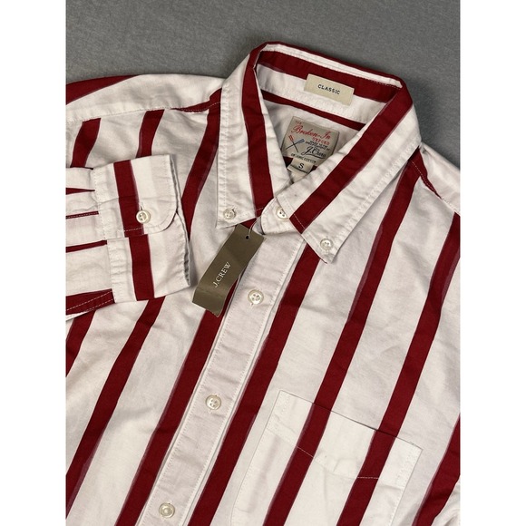 Other - J Crew The Broken In Oxford ButtonShirt‎ Small L/S Multi StripedOrganic Cotton